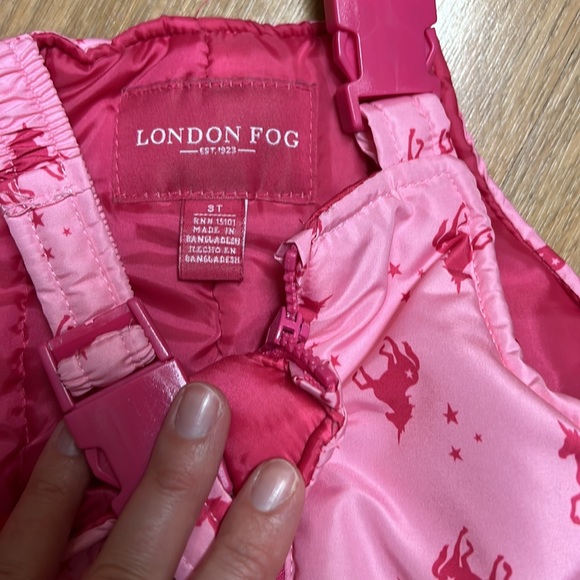 London Fog Unicorn Snow Bib & Gerry Fleece lined Jacket EUC - Picture 5 of 8